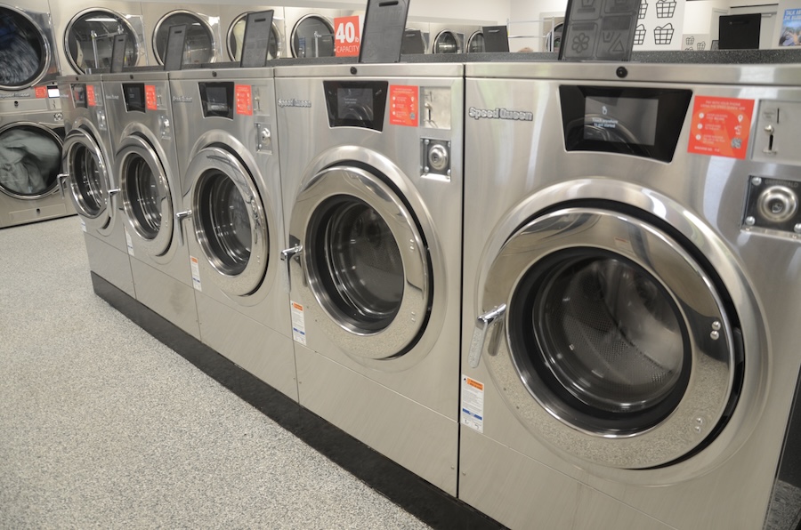 Image of row of SpeedQueen machines