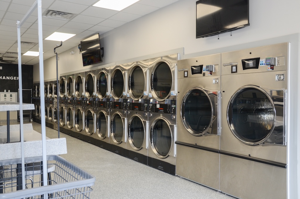 Commercial washer and dryers in Nashville Laundry laundromat.